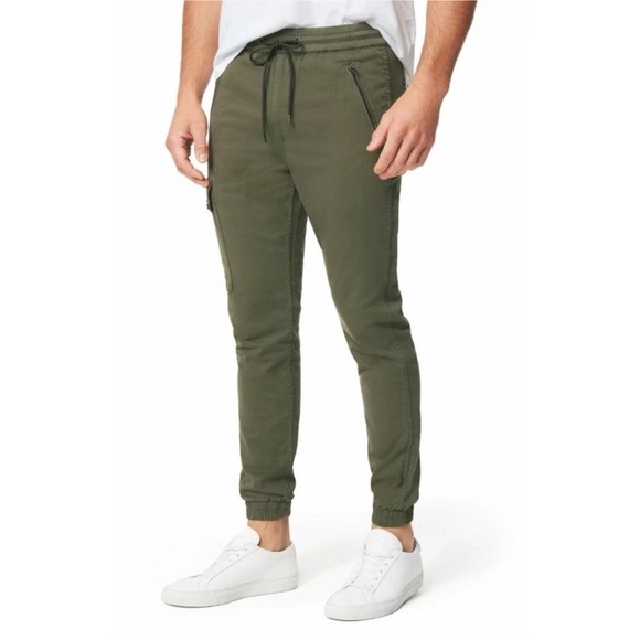 Joe's Jeans Other - SOLD - Joes Cargo Jogger Pants Dropped Yoke Slim Tapered Green Sz L